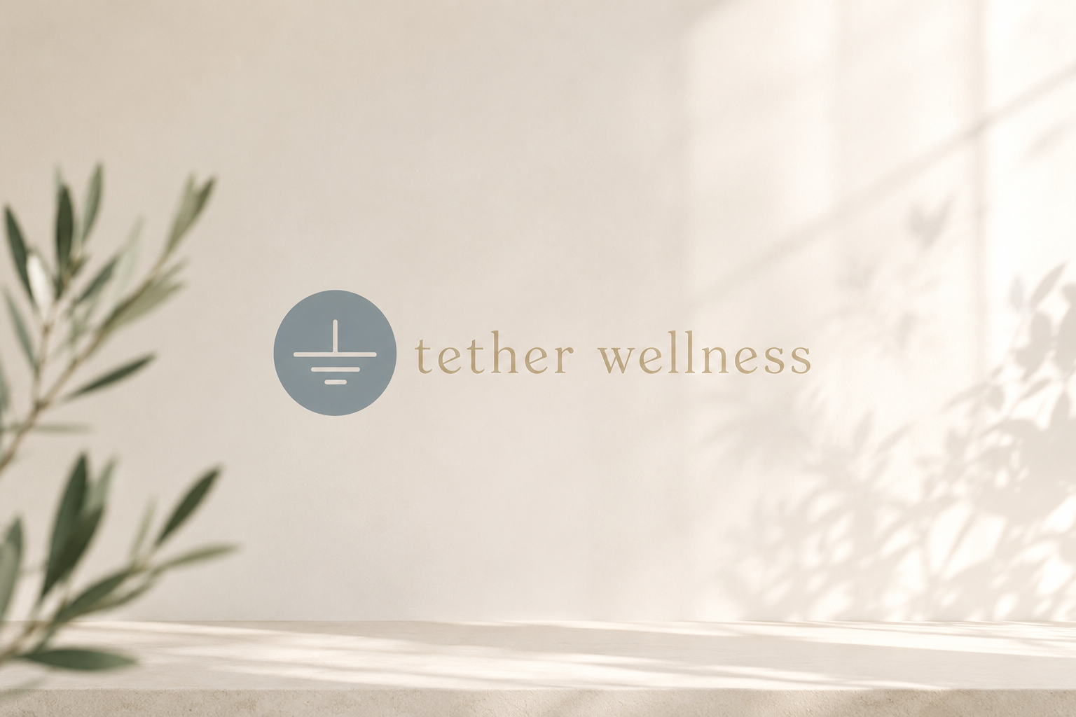 Tether Wellness brand still life
